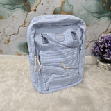 AM7178 SB83 Textured Pastel Blue School Backpack