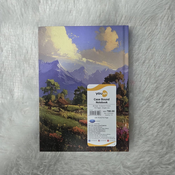 AM7203 Youva Case Bound B6 diary - 192 Pages (Single Line)