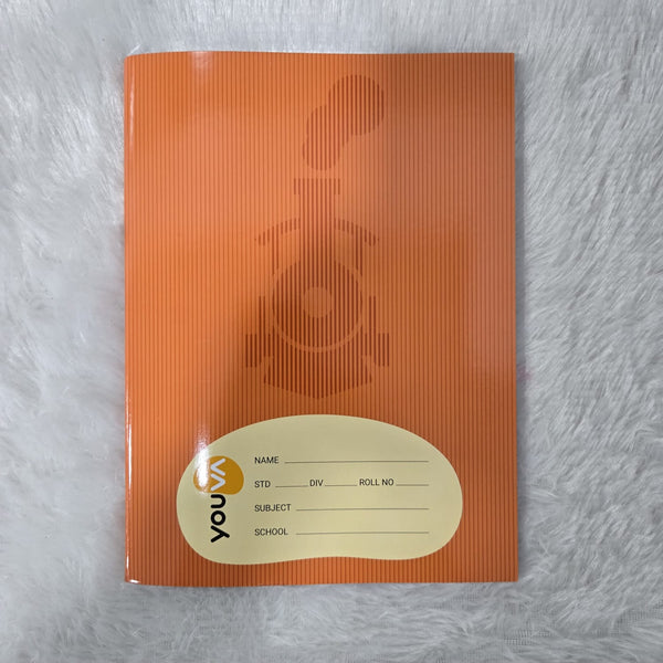AM7210 Youva Brown Single Line Jumbo Notebook - 172pg