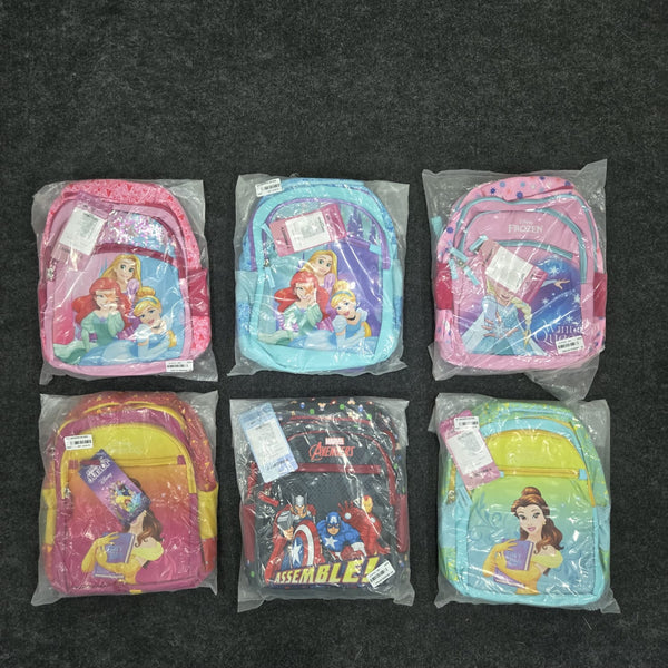 AM7234 Disney & Marvel Character Theme School Backpacks