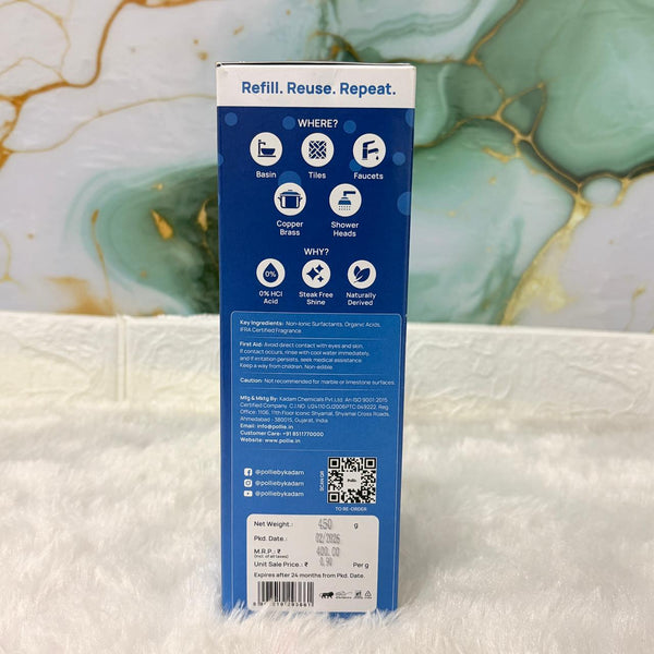 AM7261 Pollie Limescale Cleaner Eco-Friendly Refill Kit - 800ml