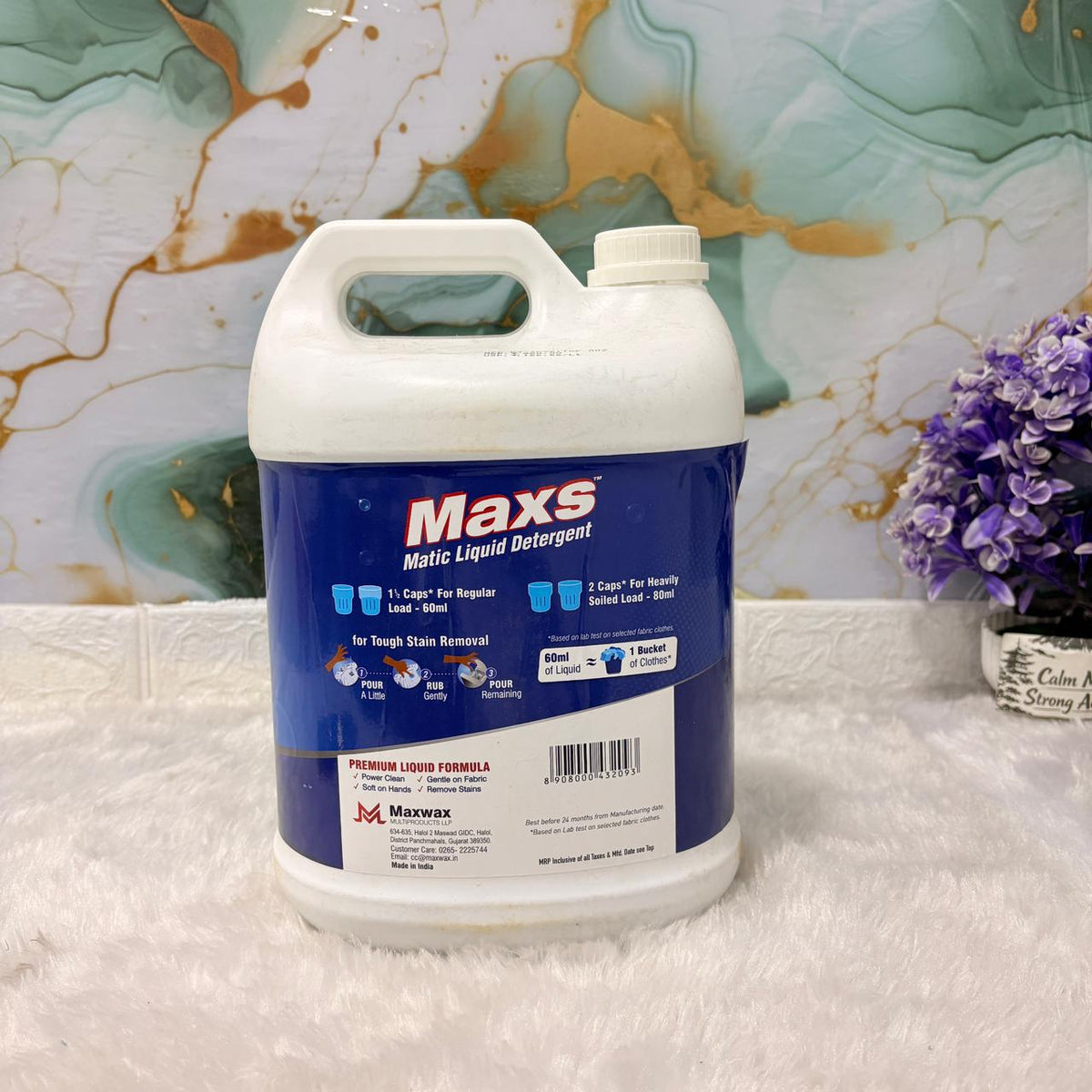 AM7264 Maxs Matic Liquid Detergent - Power Wash (4.8 Ltr) – Amd-Deodap