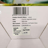 AM7280 Ganesh Fruit & Vegetable Juicer with Vacuum Base