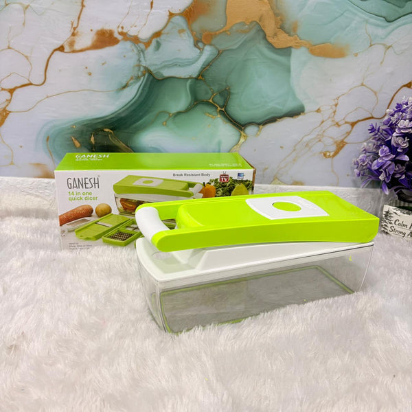 AM7286 Ganesh 14-in-One Quick Dicer & Chopper