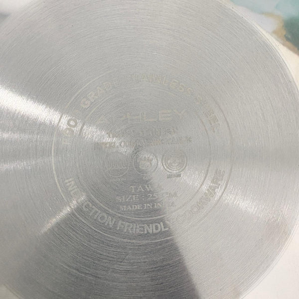 AM7305 Triply Stainless Steel Non-Stick Honeycomb Tawa - 25cm