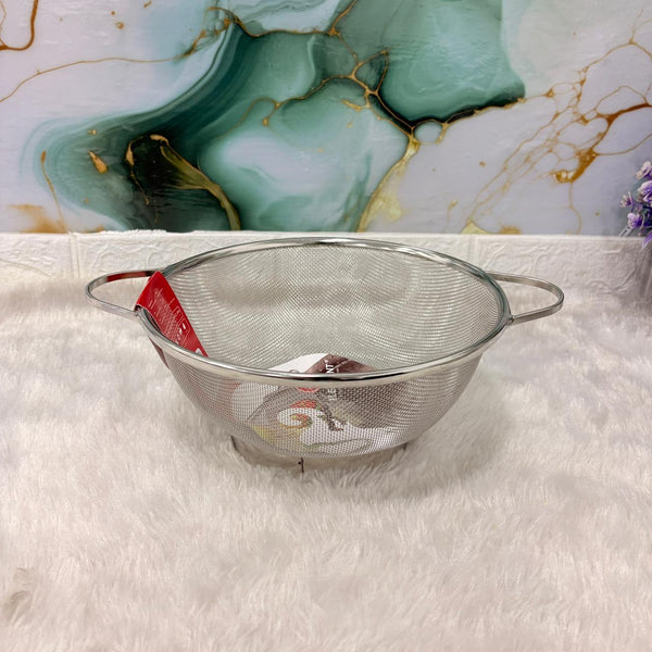 AM7328 Elephant Stainless Steel Mesh Colander / Strainer with Handles (23 cm)