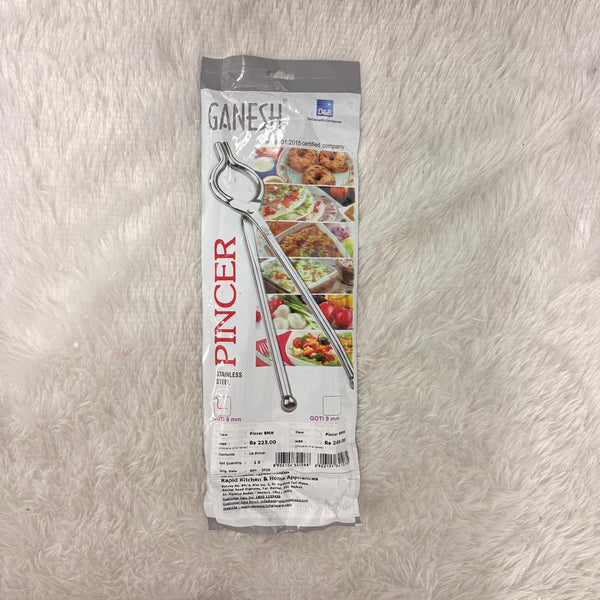 AM7351 Ganesh Stainless Steel Kitchen Pincer (Sansansi) for Hot Vessels - 8mm