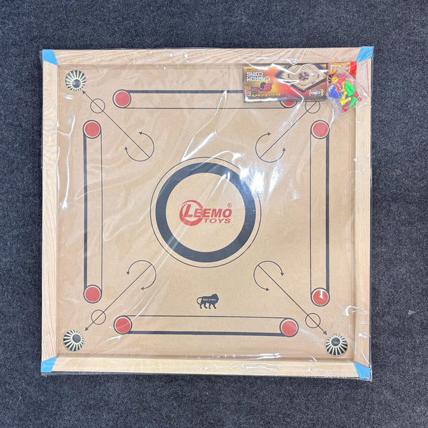 AM7352 5-in-1 Multipurpose Wooden Carrom & Board Game Set - No.3