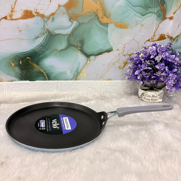 AM7394 Tramontina Velo 28 cm Cold-Forged Induction Dosa Tawa (Sea)