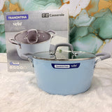 AM7398 Tramontina Velo Forged 24 cm Ceramic Casserole (Sea)