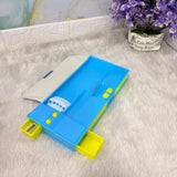 AM7382 Multi-Functional Dual-Sided Magnetic Pencil Box with Pop-Out Compartments
