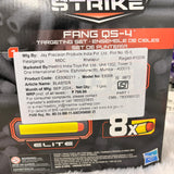 AM7422 Nerf Alpha Strike Fang QS-4 Targeting Set with 8 Elite Darts and 4 Targets