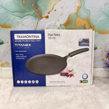 AM7400 Tramontina TITANEX Pre-seasoned Cast Iron Dosa Tawa - 28 cm