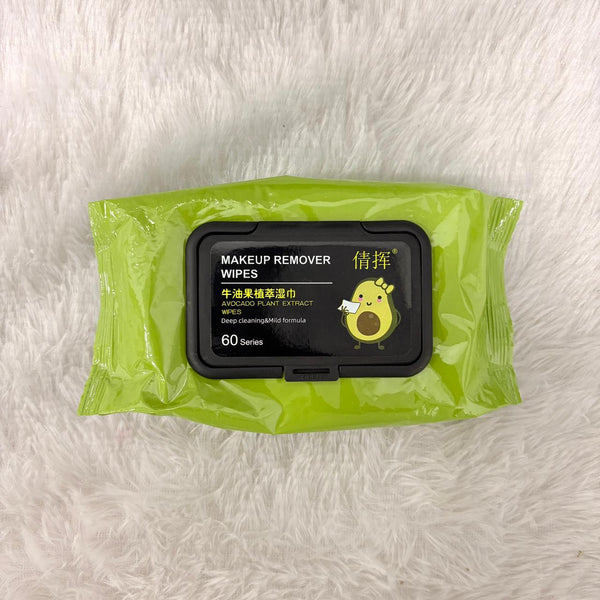AM7434 Avocado Plant Extract Makeup Remover Wipes (60 series)