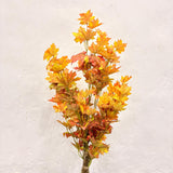 AM7467 MEDIUM Artificial Autumn Maple Leaf Potted Tree Warm Tones