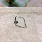 AM7470 Modern APPLE Chrome Wall-Mounted Towel Ring