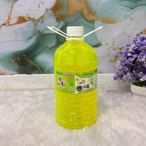 am7498 Hariom ChakChakat Tangi Lemon Dishwash Liquid Soap  3L