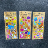 AM7514 3D Puffy Stickers for Kids - Assorted Animal and Sea Life Themes for DIY Crafts and Decoration