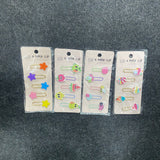 AM7515 Decorative Metal Paper Clips - Assorted Cartoon Animal and Shape Bookmarks for Stationery and Crafting 5PCS