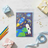 AM7516 Handmade DIY Greeting Card Kit for Kids - Creative 3D Craft Set with Space, Floral, and Butterfly Themes