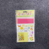 AM7518 Artistic Greeting Card DIY Activity Pack - Fun Stickers & Rhinestone Embellishment Kit for Kids Crafts