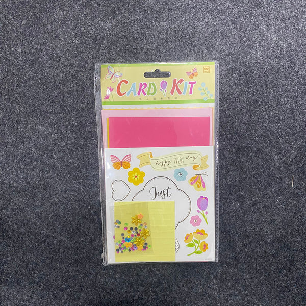 AM7518 Artistic Greeting Card DIY Activity Pack - Fun Stickers & Rhinestone Embellishment Kit for Kids Crafts