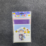 AM7518 Artistic Greeting Card DIY Activity Pack - Fun Stickers & Rhinestone Embellishment Kit for Kids Crafts