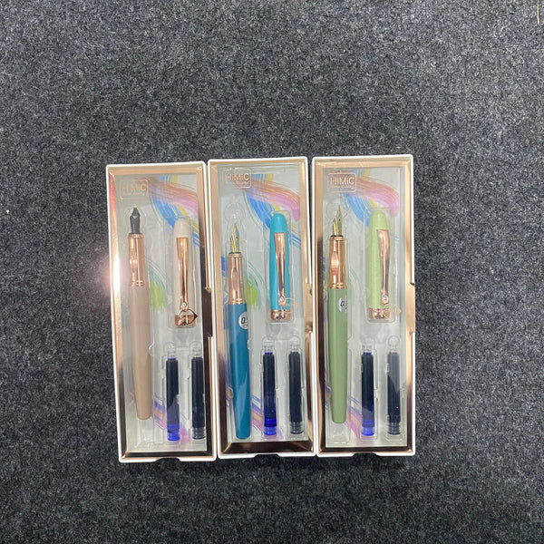 AM7521 HiMiC Premium Fountain Pen Gift Set with Ink Cartridges ( 1 - Pcs)