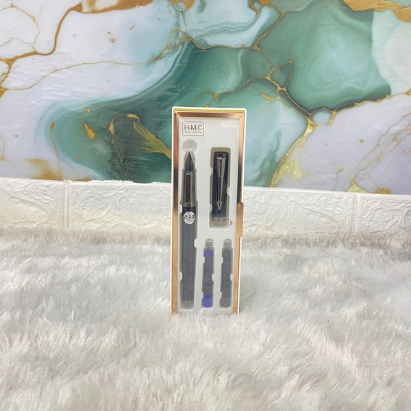 AM7522 HiMiC Ultra-Fine 0.38mm Fountain Pen Executive Gift Set ( 1 - Pcs )