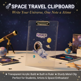 AM7526  Space Travel Transparent Exam Board with Integrated Ruler