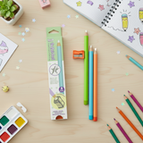 AM7527 Kawaii-Q "The Magic Pencil" Eraser Set with Sharpener