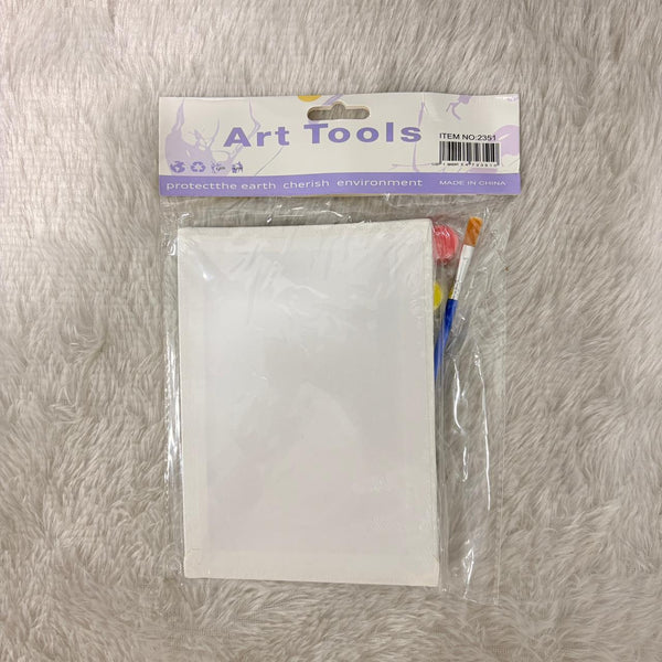 AM7535 Kids' DIY Canvas Painting Kit – Bee & Bear Theme