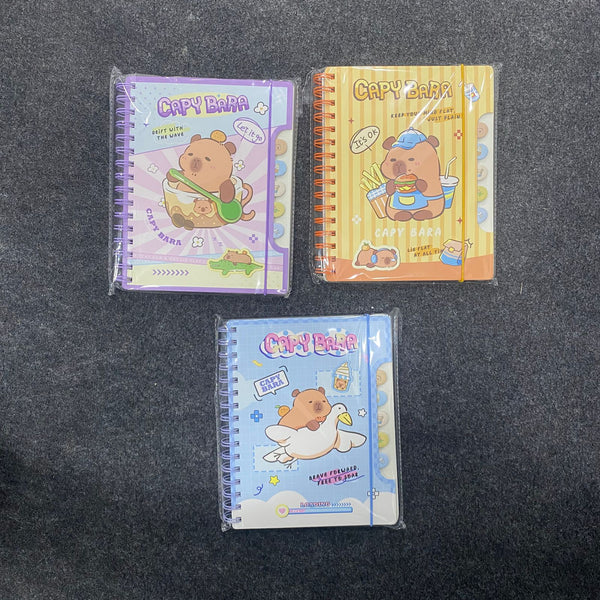 AM7541 Capybara Themed Spiral Notebooks NB20K5713 (1-Pcs)