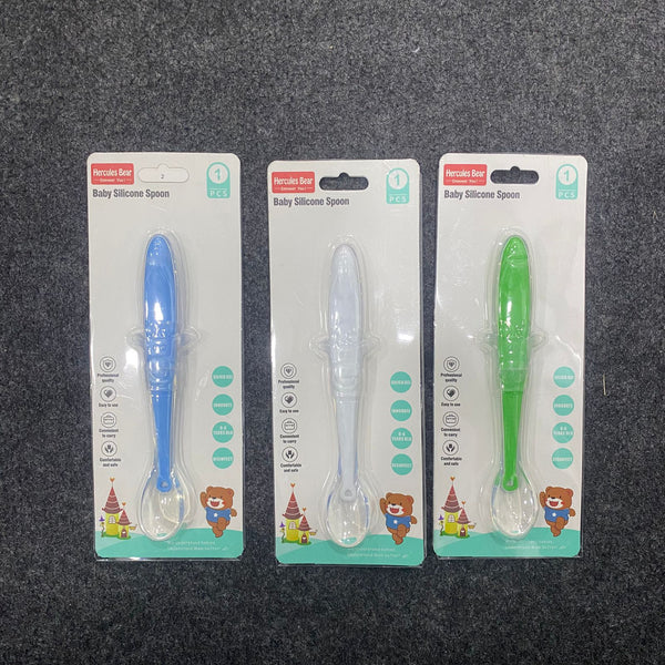 AM7547 Hercules Bear Baby Silicone Spoon 20-55 (1-Pcs)