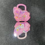 AM7558 Butterfly Shaped Jewelry Gift Box with Necklace, Earrings, and Decorative Stickers-7242 (1-Pcs)