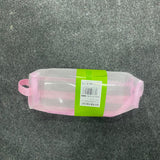 am7564 BOYHOOD Transparent Multi-Compartment Mesh Pencil Case & Stationery Organizer