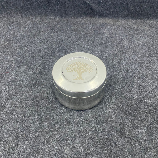 AM7574 Premium Stainless Steel Deep Storage Container with Banyan Tree Laser Design | Mirror Finish Multi-Purpose Kitchen Dabba