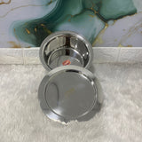 AM7596 Madhuram Signature 1590ml Stainless Steel Deep Tope with Lid (9x15x15 cm)