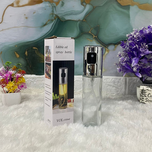 AM7614 Premium Glass Oil Spray Bottle: Leakproof Stainless Steel Fine Mist Cooking Dispenser