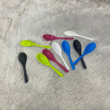 AM7619 Spice Premium Melamine Masala Spoon Set Small Colorful Kitchen Spoons Multi Color 10Pcs