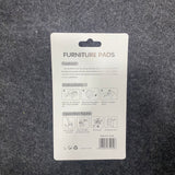 AM7622 Weikang 2.5x2.5cm Self Adhesive Rubber Furniture Pads Square Floor Protectors Pack of 18