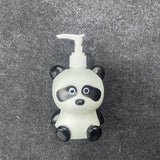 AM7634 Cute Plastic Liquid Hand Soap / Shampoo Dispenser Pump Bottle For Kids Bathroom