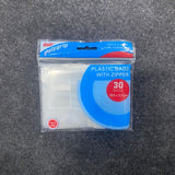 AM7637 SVP Polygrip Multipurpose Transparent Plastic Zipper Storage Bags, 10.0x12.5 cm, 30 Pieces Pack