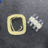 AM7672 Qiaoxifu Travel Portable Windproof Clothesline Rope With Hooks And 8 Metal Clips
