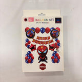 AM7687 Superhero Theme Birthday Decoration Balloon Bouquet Set of 45 Pieces for Kids