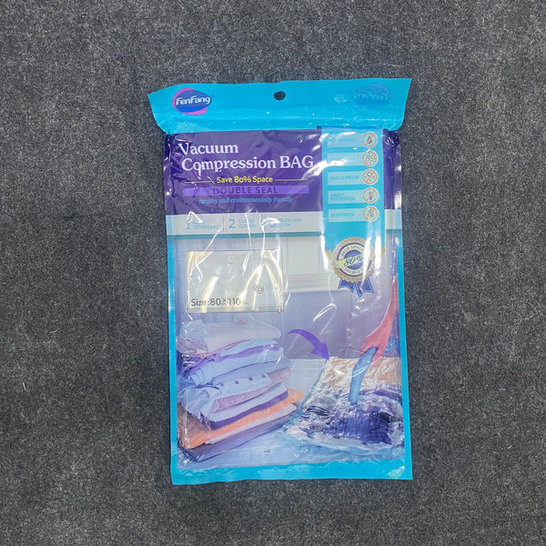 AM7703 FenFang Vacuum Compression Storage Bag for Space-Saving Organization of Quilts, Clothing, and Pillows