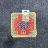 AM7711 VINTAGE PERSIAN PATTERN HEAT RESISTANT INSULATION PAD SET FOR TABLE AND COUNTERTOP PROTECTION