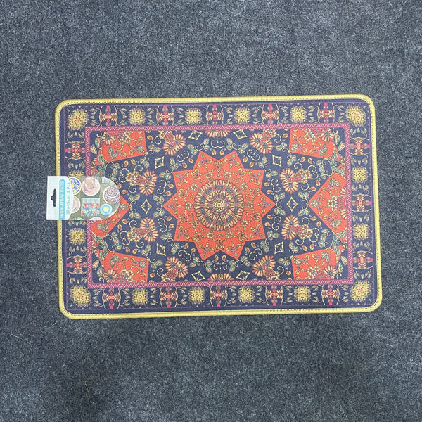 am7713 VINTAGE STYLE ARTISTIC HEAT RESISTANT INSULATION PAD FOR KITCHEN DINING TABLE SURFACE PROTECTION