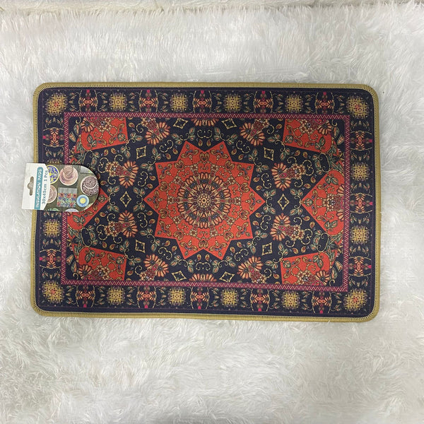 am7713 VINTAGE STYLE ARTISTIC HEAT RESISTANT INSULATION PAD FOR KITCHEN DINING TABLE SURFACE PROTECTION