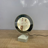 AM7714 MULTIFUNCTIONAL MAGIC MIRROR PHOTO FRAME WITH LED LIGHTING FOR HOME DECOR AND GIFTING